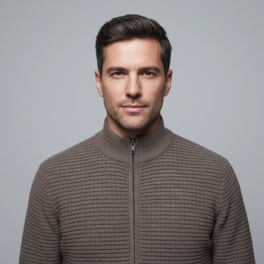 جاكيت قطيفة بسوستة كاملة