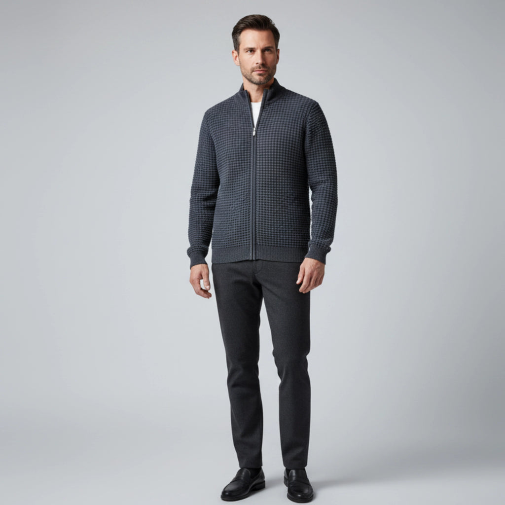 جاكيت قطيفة بسوستة كاملة