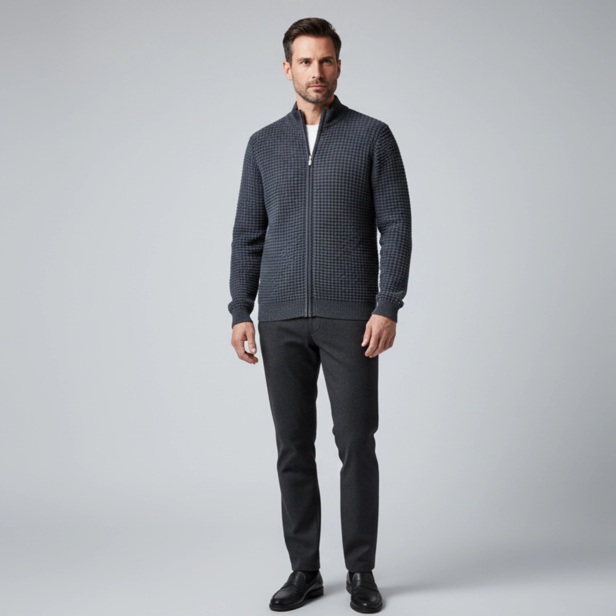 جاكيت قطيفة بسوستة كاملة