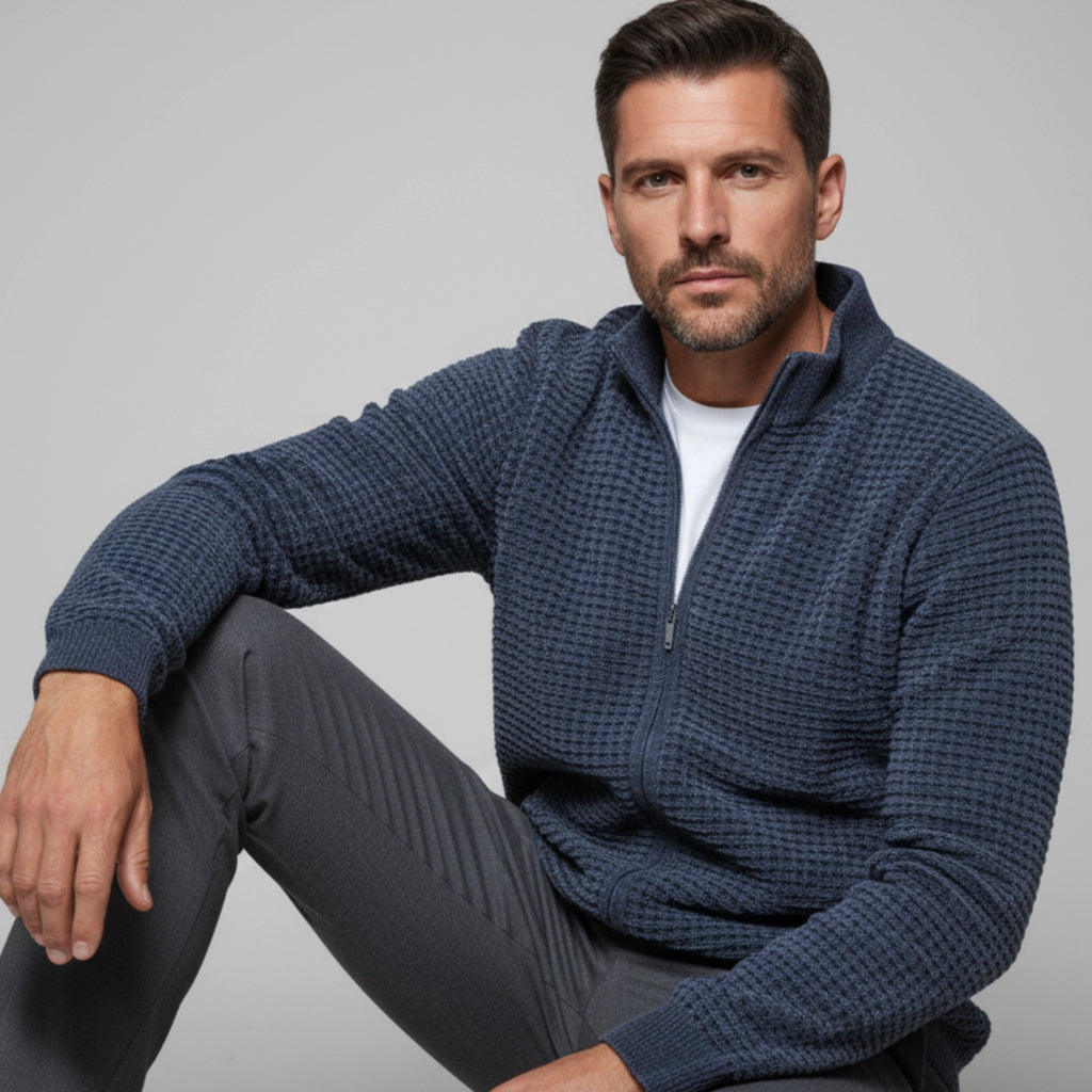 جاكيت قطيفة بسوستة كاملة