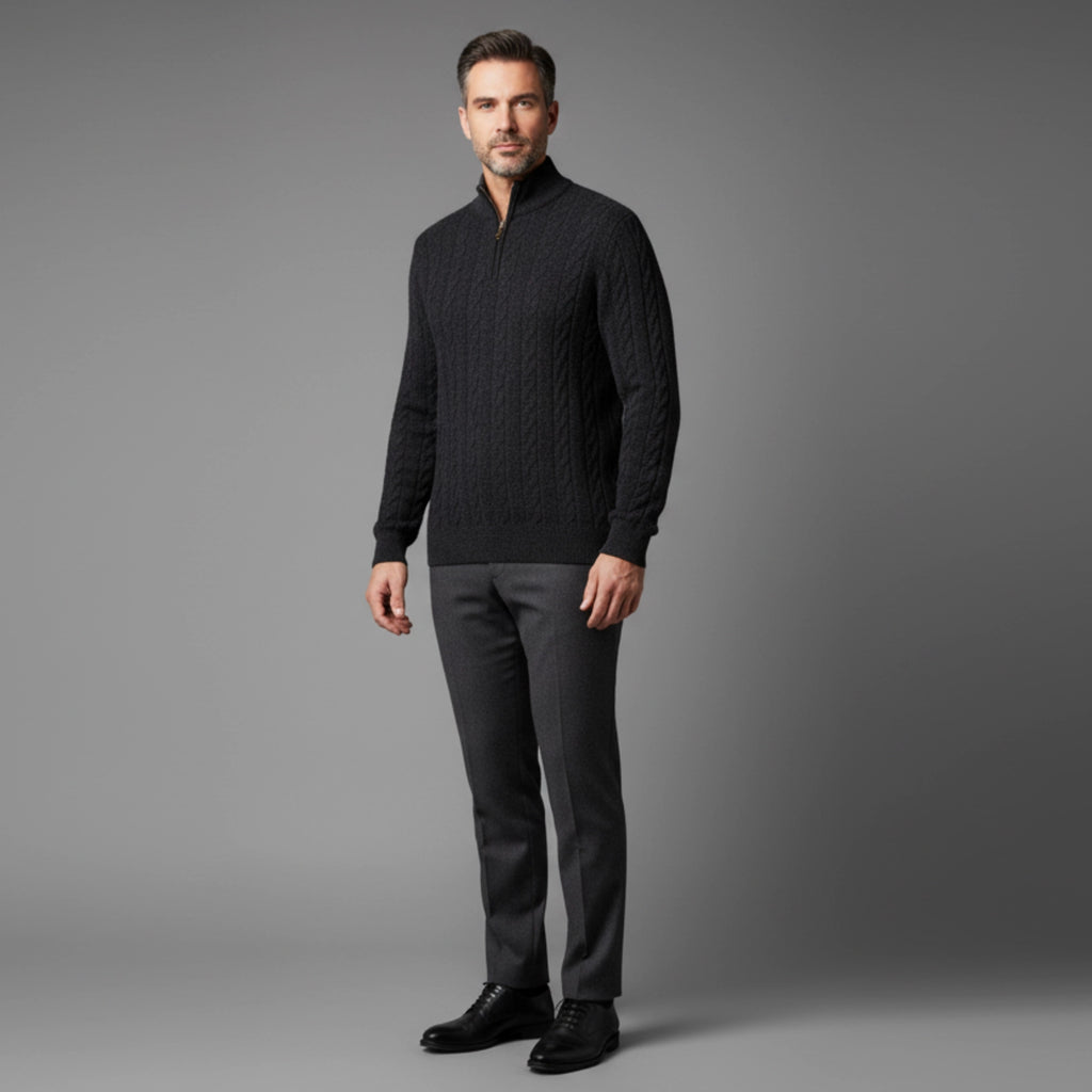 سويت شيرت قطيفة نص سوستة