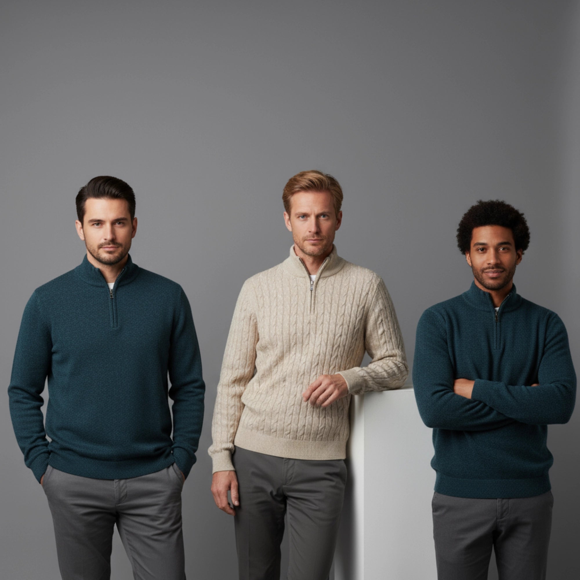 سويت شيرت قطيفة نص سوستة