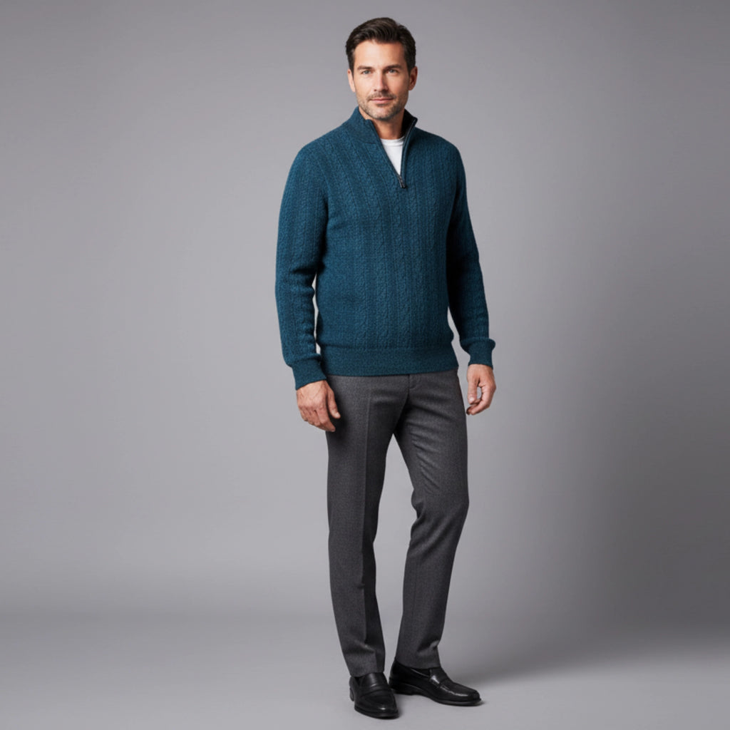 سويت شيرت قطيفة نص سوستة