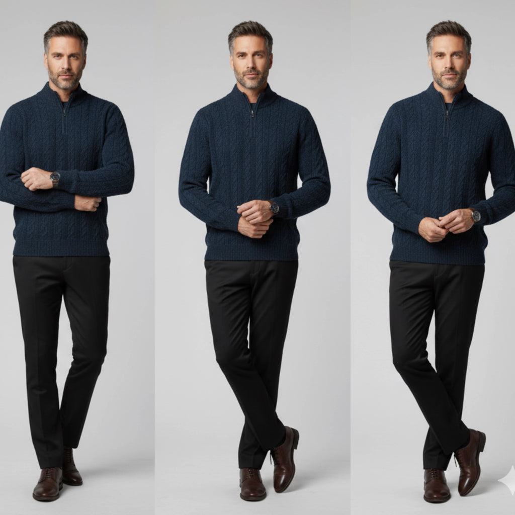 سويت شيرت قطيفة نص سوستة