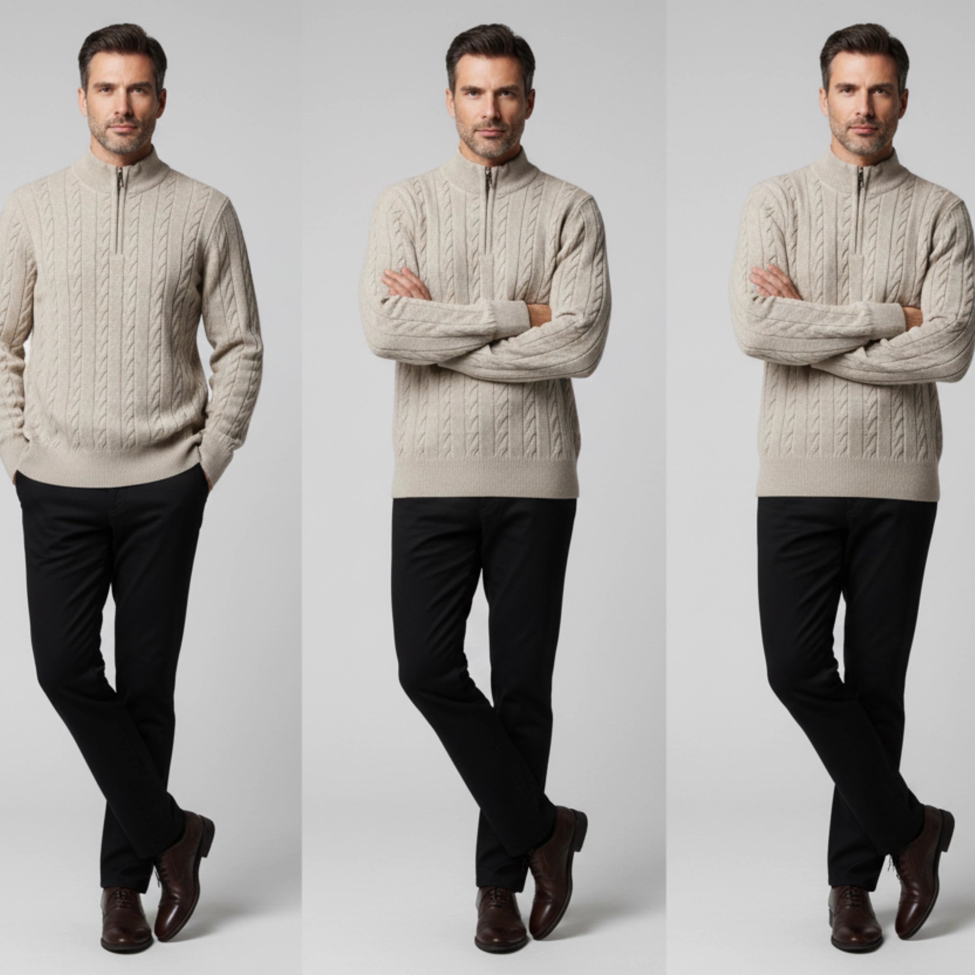 سويت شيرت قطيفة نص سوستة