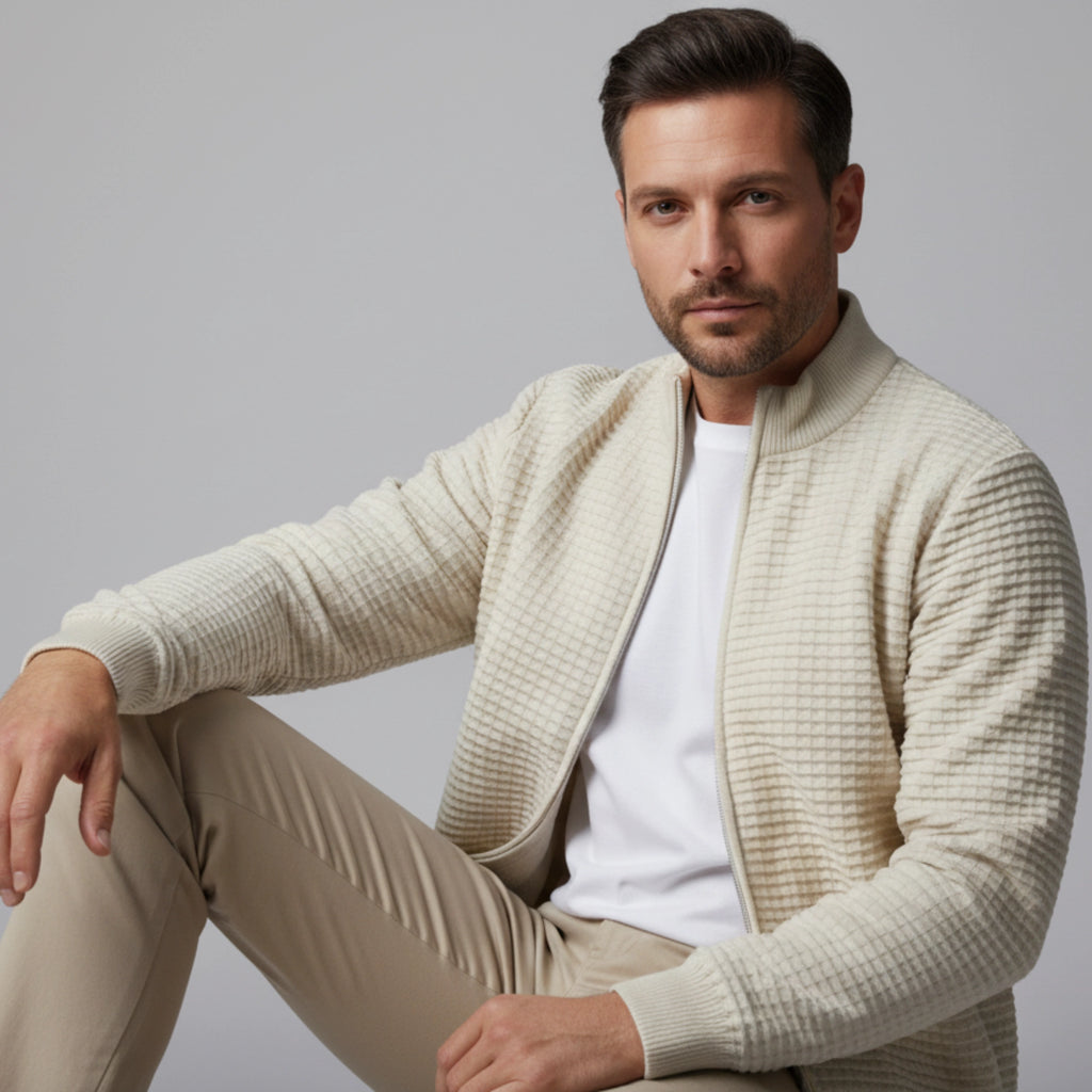 جاكيت قطيفة سوستة كاملة