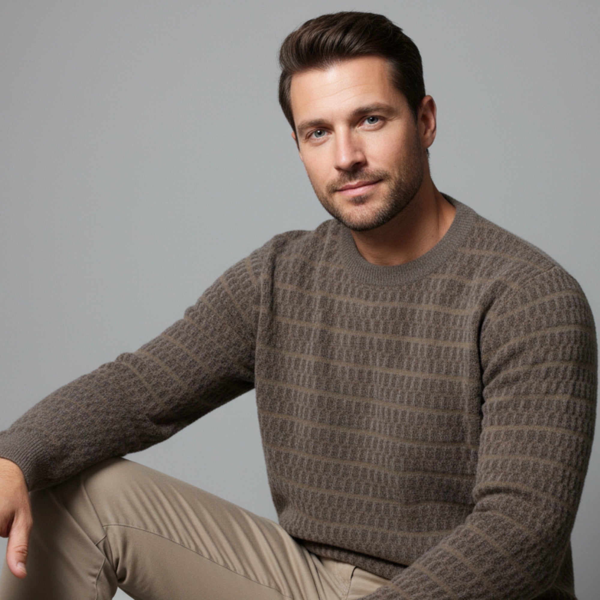 سويت شيرت قطيفة راوند